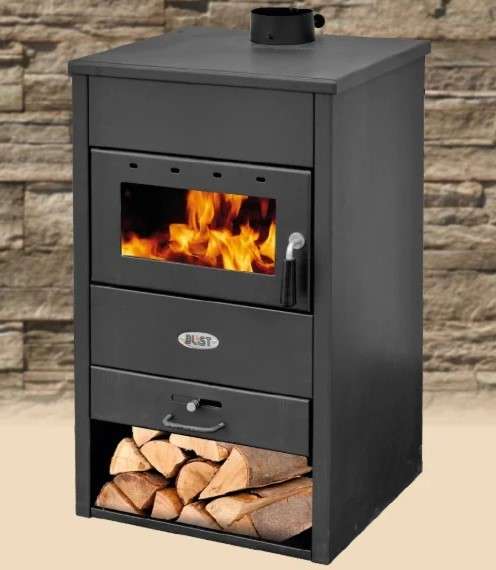 Печь-камин Blist B22 E с водяным контуром фото в Пинске