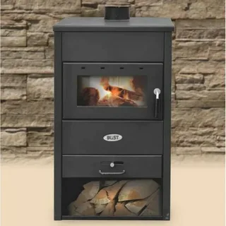 Печь-камин Blist B22 E с водяным контуром фото в Пинске