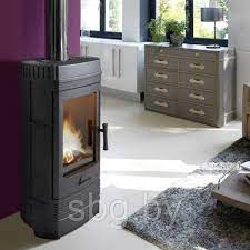 Печь-камин Invicta Chatel чугун в интерьере Амазонка бай фото в Пинске