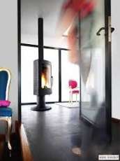 Печь-камин Invicta Pharos в интерьере Амазонка бай фото в Пинске