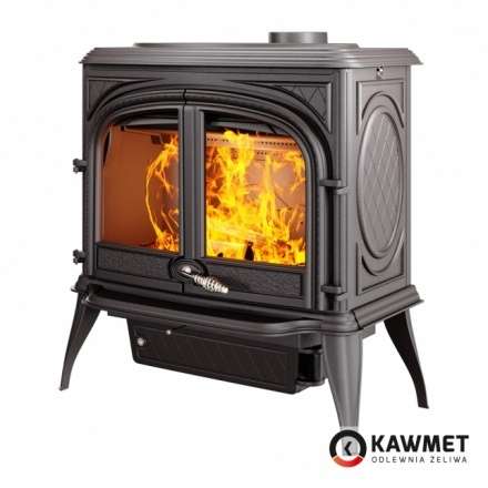 Печь-камин KAWMET Premium ARES S7 (11,3 кВт) Амазонка бай фото в Пинске