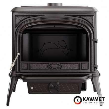 Купить Печь-камин KAWMET Premium SPHINX S6 (13,9 kW) в интерьере чугунный в Пинске фото в Пинске