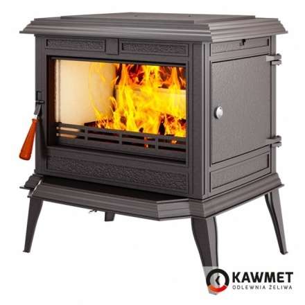 Печь-камин KAWMET Premium ATHENA S12 (12,3 кВт) Амазонка бай фото в Пинске