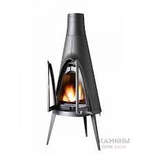 Печь-камин чугунный Invicta Pow-Wow в интерьере Амазонка бай фото в Пинске