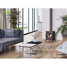 Купить Печь-камин Kawmet P8 в интерьере чугунный в Пинске в Пинске