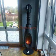 Печь-камин чугунный Invicta OVATIO в интерьере Амазонка бай фото в Пинске