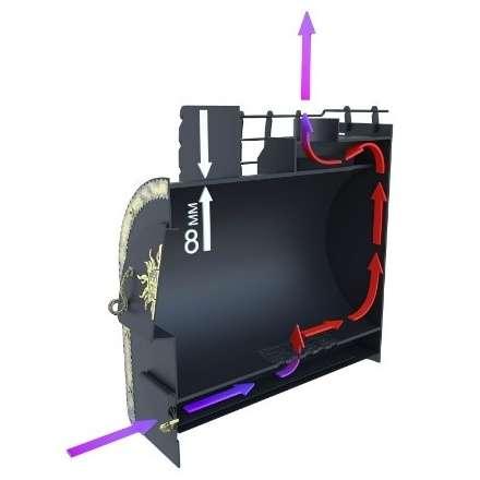 Отопительная печь Царь-печи Злата в Пинске