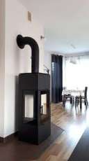 Купить Печь-камин Kratki THOR 8 View стальной в интерьере в Пинске Амазонка бай фото в Пинске