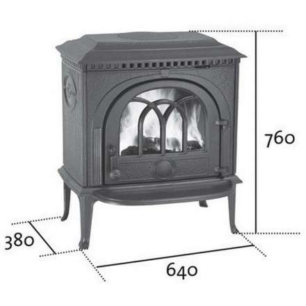 Чугунная печь камин Jotul F8 в Пинске
