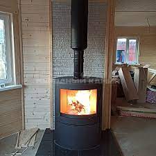 Купить Печь-камин Kratki Koza/AB/S/2 (сталь) стальной в интерьере в Пинске Амазонка бай фото в Пинске