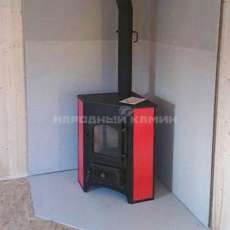 Купить Печь-камин Везувий ПК-01 (270) угловой красный 9 кВт в Пинске в Пинске