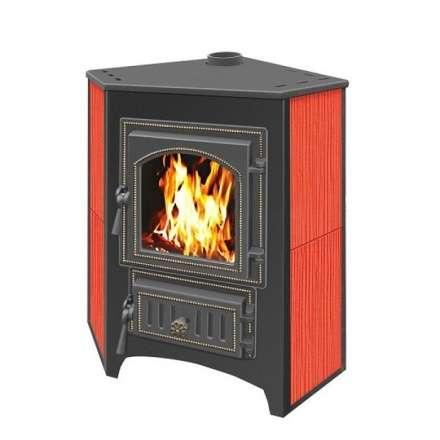 Печь-камин Везувий ПК-01 (270) угловой красный 9 кВт купить в Пинске