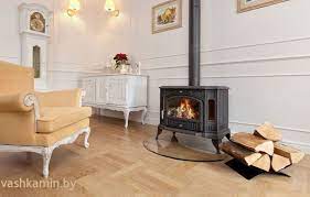 Купить Печь-камин Kratki Koza K9 в интерьере в Пинске Амазонка бай фото в Пинске