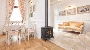 Купить Печь-камин Kratki Koza K6 с водяным контуром в интерьере в Пинске Амазонка бай фото в Пинске