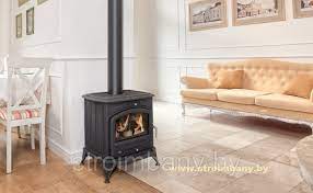 Купить Печь-камин Kratki Koza K6 с водяным контуром в интерьере в Пинске Амазонка бай фото в Пинске