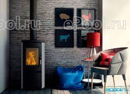 Купить Печь-камин Печь-камин Kratki Koza/AB/S/Kafel/Bialy в интерьере в Пинске Амазонка бай фото в Пинске