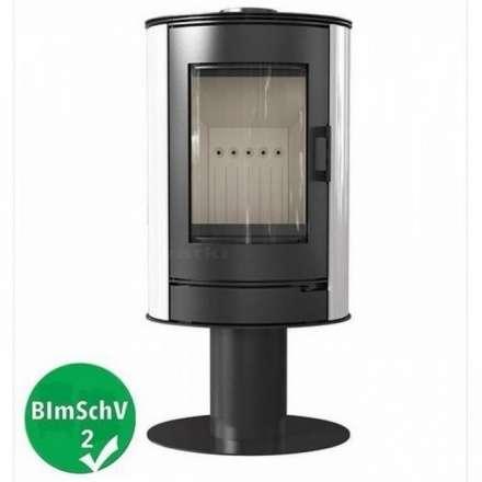 Купить Печь-камин Kratki KOZA/AB/S/N/KAFEL/BIALY (кафель белый) в интерьере в Пинске Амазонка бай фото в Пинске