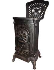 Чугунная печь-камин Амбра Eurokom фото в Пинске