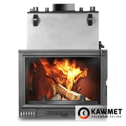 Каминная топка Kawmet W1CO 18,7 кВт с водяным контуром Амазонка бай фото в Пинске