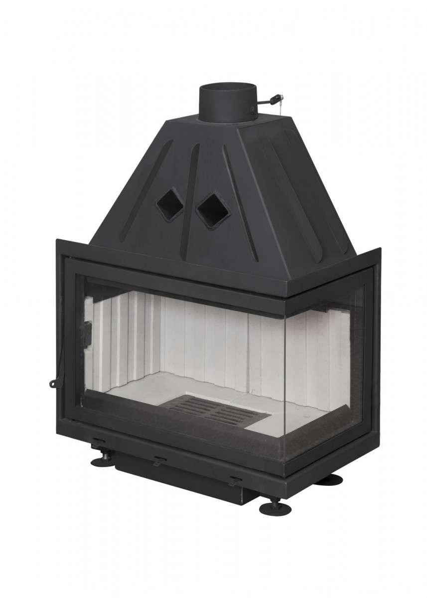 Каминная топка Экокамин Альфа 700 R два стекла правая купить в Пинске