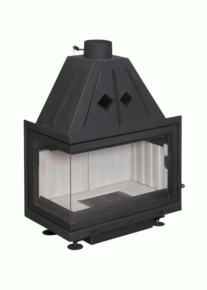 Каминная топка Экокамин Альфа 700 L два стекла левая купить в Пинске