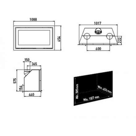 Каминная топка Lotus H570 WR в Пинске