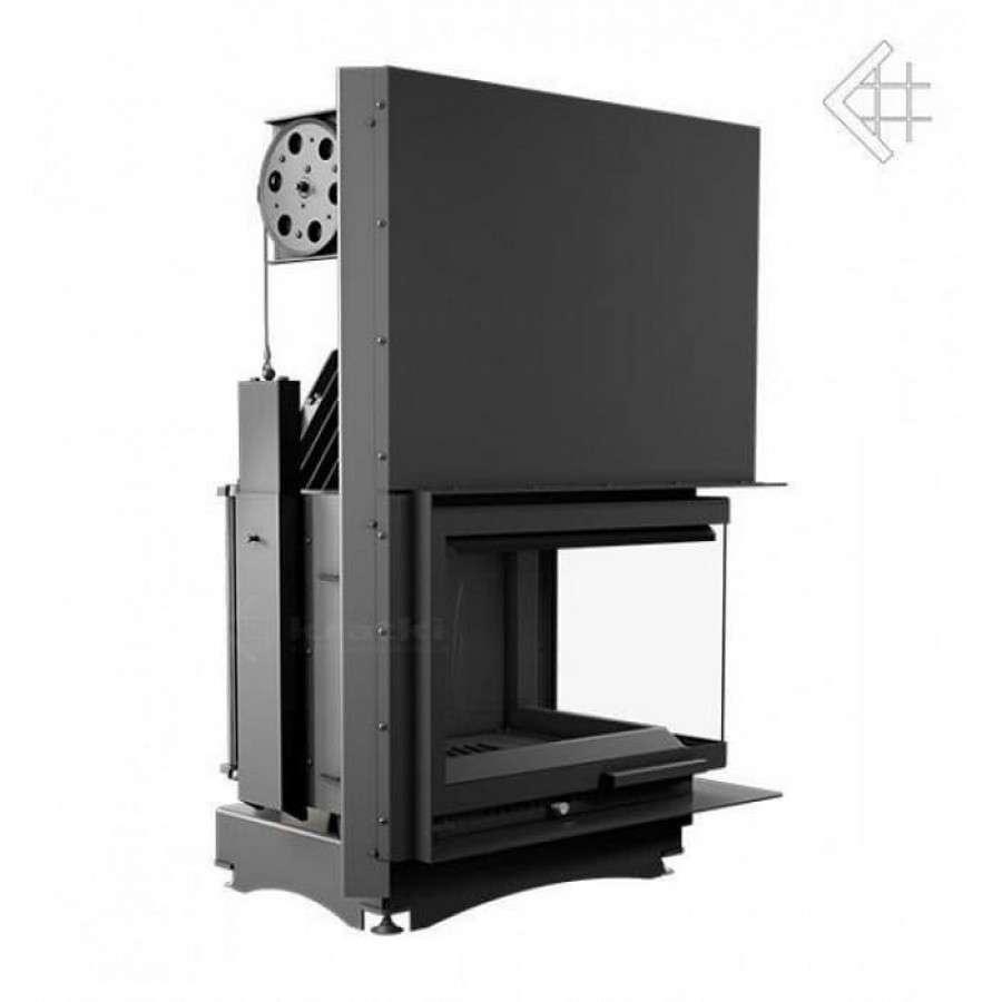 Каминная топка Kratki Zuzia/P/BS/G (угловое стекло справа,гильотина) Амазонка бай фото в Пинске