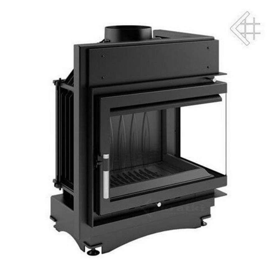 Каминная топка Kratki Maja/P/BS (угловое стекло справа) Амазонка бай фото в Пинске