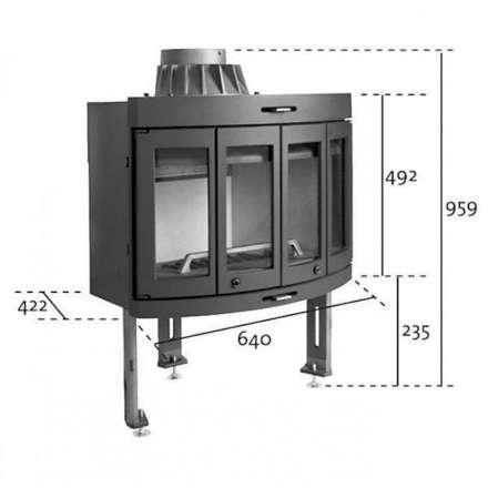Каминная топка Jotul I400 Harmony в Пинске