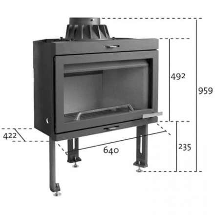 Каминная топка Jotul I 400 Panorama в Пинске