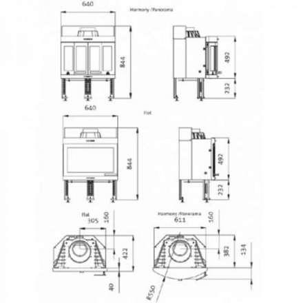 Каминная топка Jotul I 400 Flat BP в Пинске