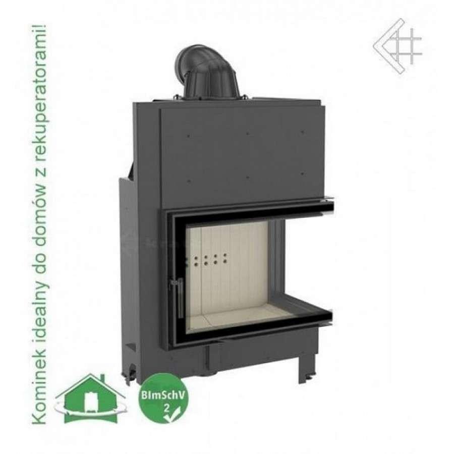 Каминная топка Kratki MBA/P/BS (угловое стекло справа) Амазонка бай фото в Пинске