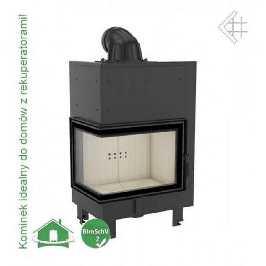 Каминная топка Kratki MBZ/P/BS (угловое стекло справа) Амазонка бай фото в Пинске