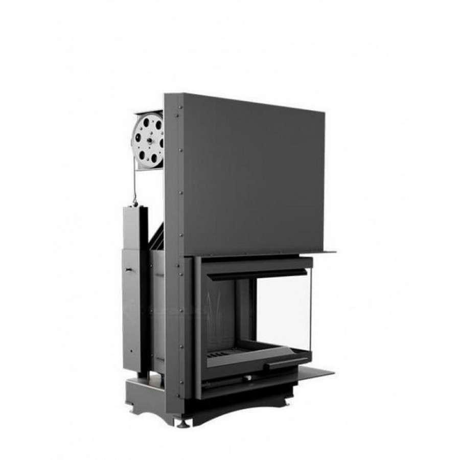 Каминная топка Kratki Maja/P/BS/G (угловое стекло справа,гильотина) Амазонка бай фото в Пинске