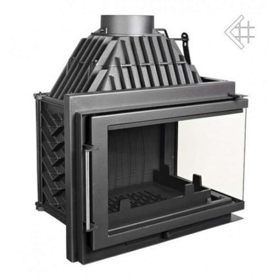 Каминная топка Kratki Zuzia/P/BS (угловое стекло справа) купить в Пинске