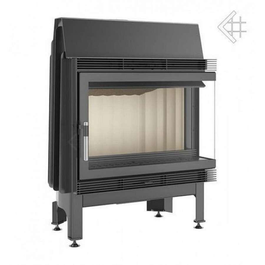 Каминная топка Kratki Blanka/670/570/P/BS (угловое стекло справа) Амазонка бай фото в Пинске