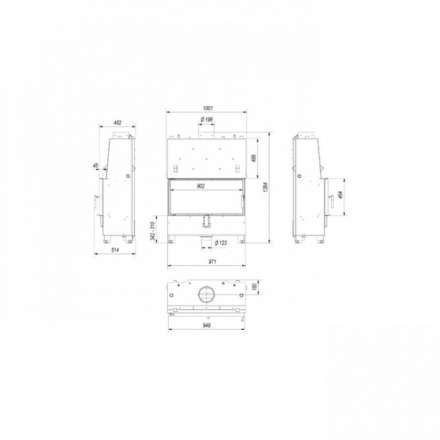 Каминная топка Kratki Lucy/PW/20/W в Пинске