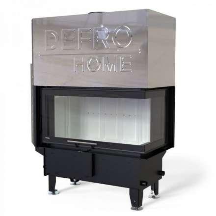 Каминная топка DEFRO HOME RIVA ME BL G SHORT угловая с водяным контуром и подъемом стекла вверх в Пинске