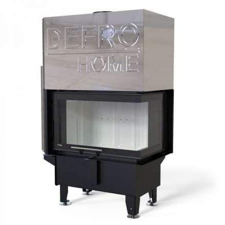 Каминная топка DEFRO HOME RIVA SM BL G SHORT угловая с водяным контуром и подъемом стекла вверх в Пинске
