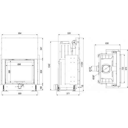 Каминная топка PORTAL ME G в Пинске