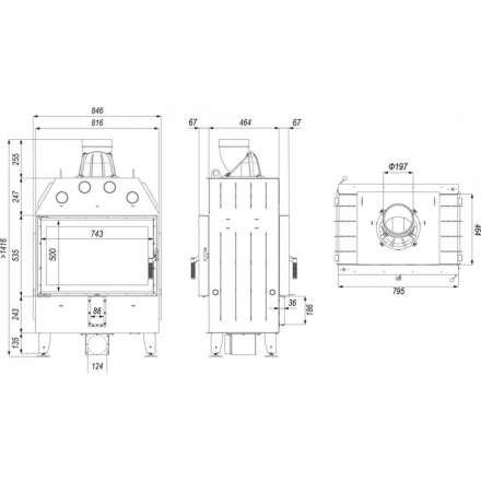 Каминная топка DEFRO HOME INTRA ME T в Пинске