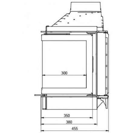 Каминная топка KFD ECO iMAX 7 3F standard в Пинске