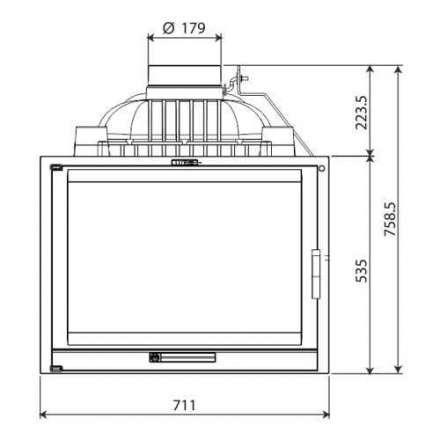 Каминная топка NORDflam LB CDP в Пинске