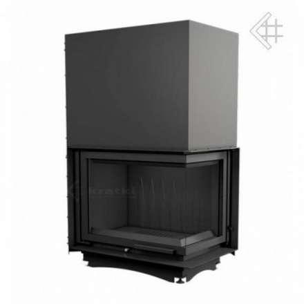 Каминная топка Kratki Amelia/P/BS/G (угловое стекло справа, гильотина) в Пинске