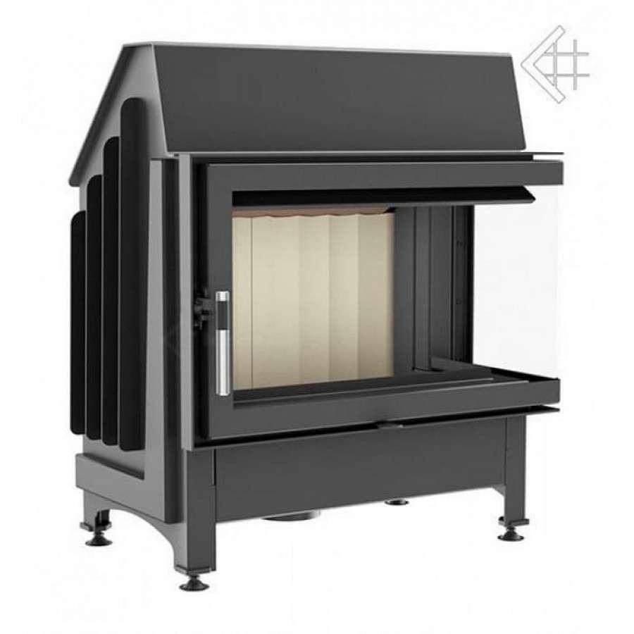 Каминная топка Kratki Zibi/P/BS (угловое стекло справа) Амазонка бай фото в Пинске