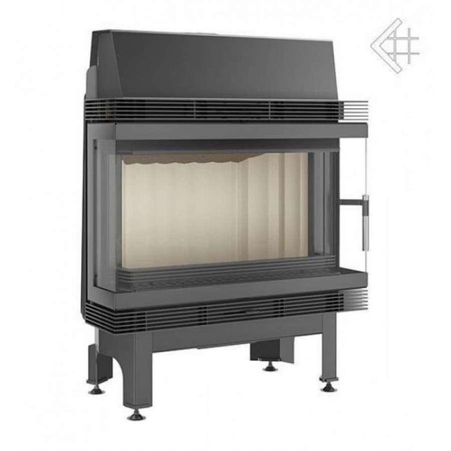 Каминная топка Kratki Blanka 670/570/LP/BS (угловое стекло слева-справа) Амазонка бай фото в Пинске