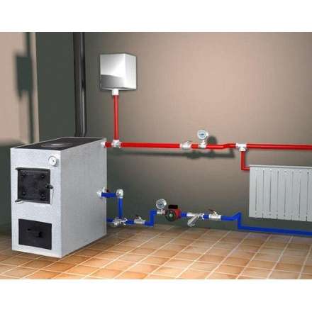 Котел твердотопливный стальной Сибирь КВО 12 Амазонка бай фото в Пинске