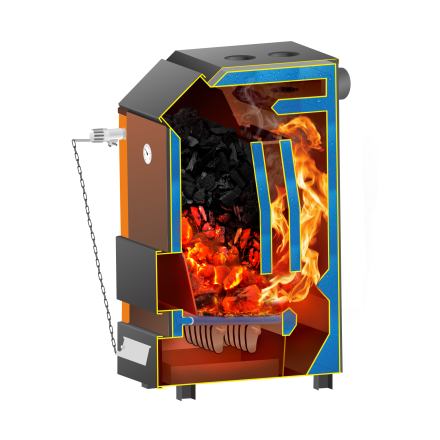 Котел отопительный длительного горения «Магнум-15» в Пинске