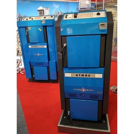 Твердотопливный котёл Atmos DC 25 S с горелкой и бункером Амазонка бай фото в Пинске