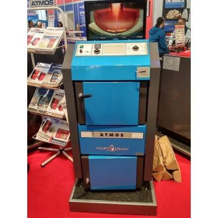 Твердотопливный котёл Atmos DC 25 S с горелкой и бункером Амазонка бай фото в Пинске